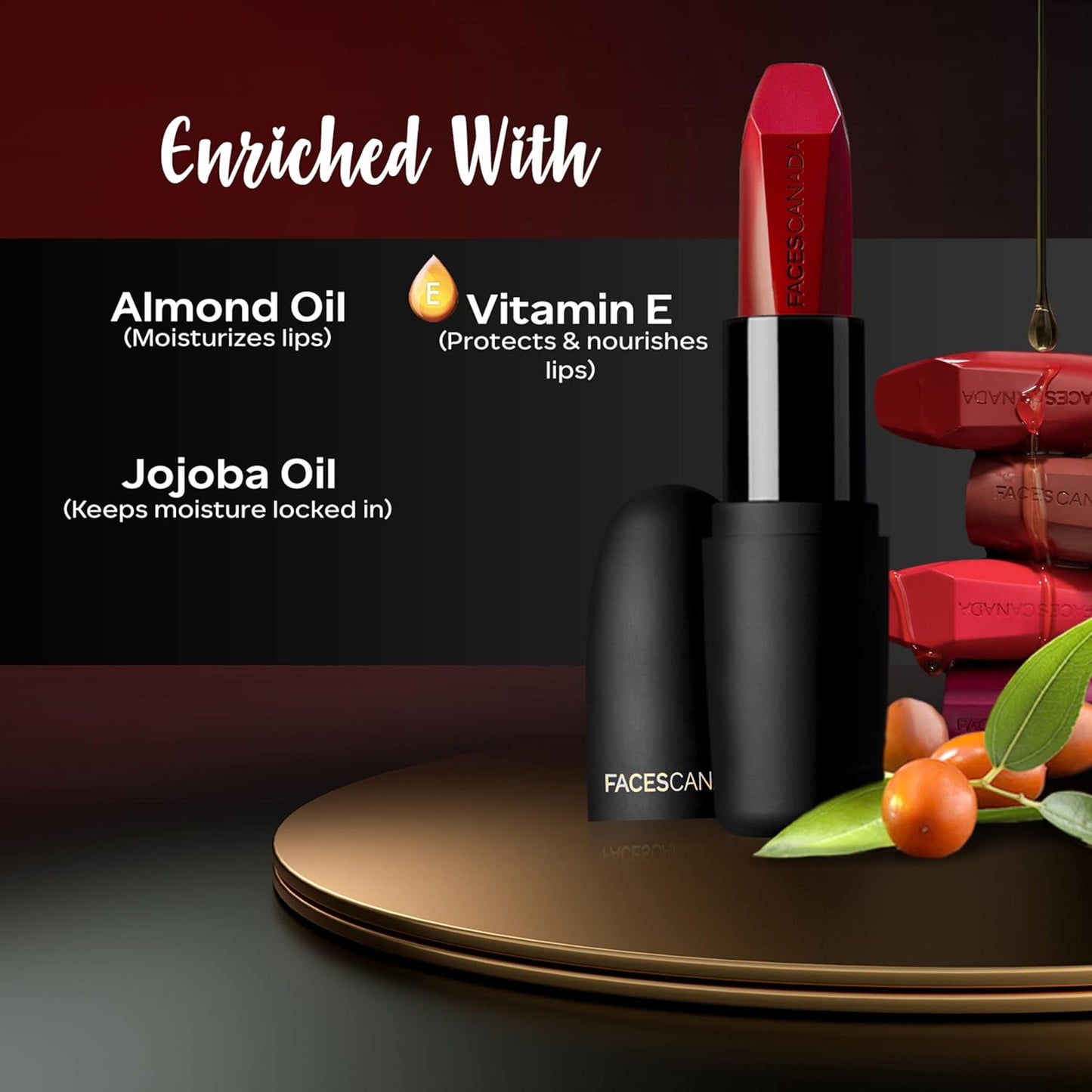 FACES WEIGHTLESS MATTE FINISH LIPSTICK 14 PEACH CANDY (CC5824) 4.5G
