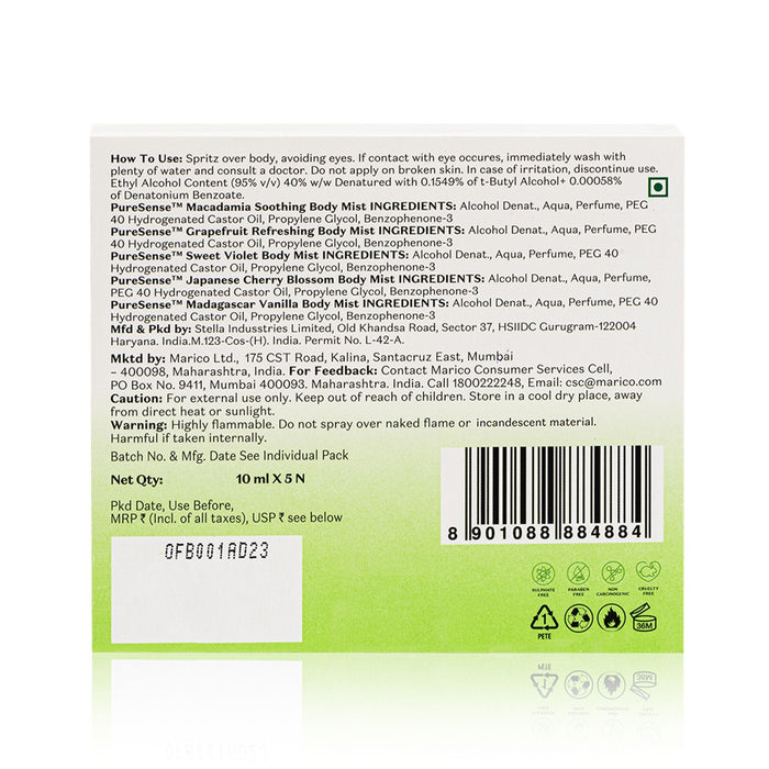 प्योर सेंस बॉडी मिस्ट मिनी कॉम्बो