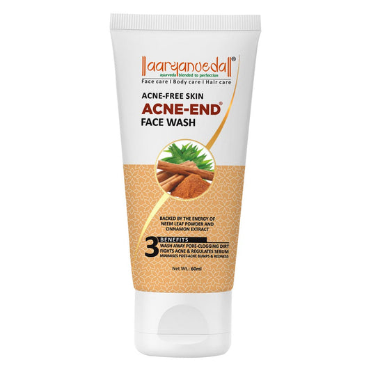 ARYANVEDA ACNE FREE SKIN ACNE END FACE WASH 60ML