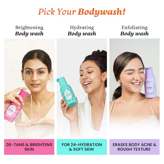 FOXTALE BODY CARE FLOWER POWER BRIGHTENING BODY WASH 250ML