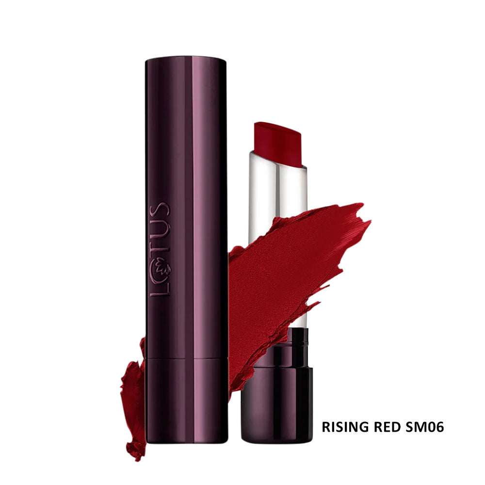 LOTUS MAKEUP PROEDIT SILK TOUCH MATTE LIP COLOR SM06 RISING RED