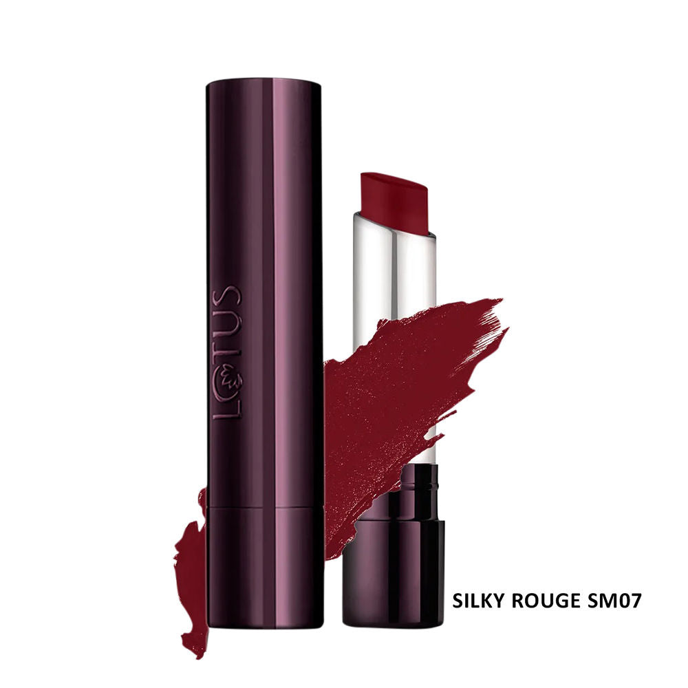 LOTUS MAKEUP PROEDIT SILK TOUCH MATTE LIP COLOR SM07 SILKY ROUGE