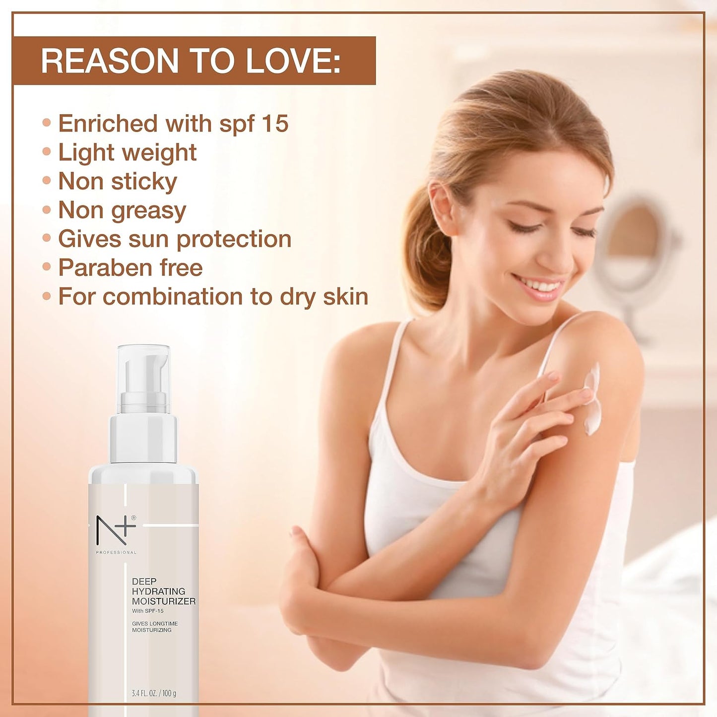 NANDINI N PLUS DEEP HYDRATING MOISTURIZER 100ML