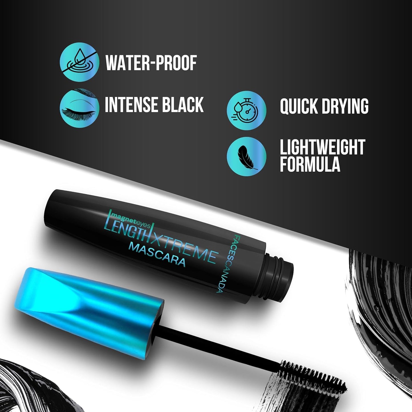 FACES MAGNETEYES LENGTH XTREME MASCARA WATERPROOF 8ML