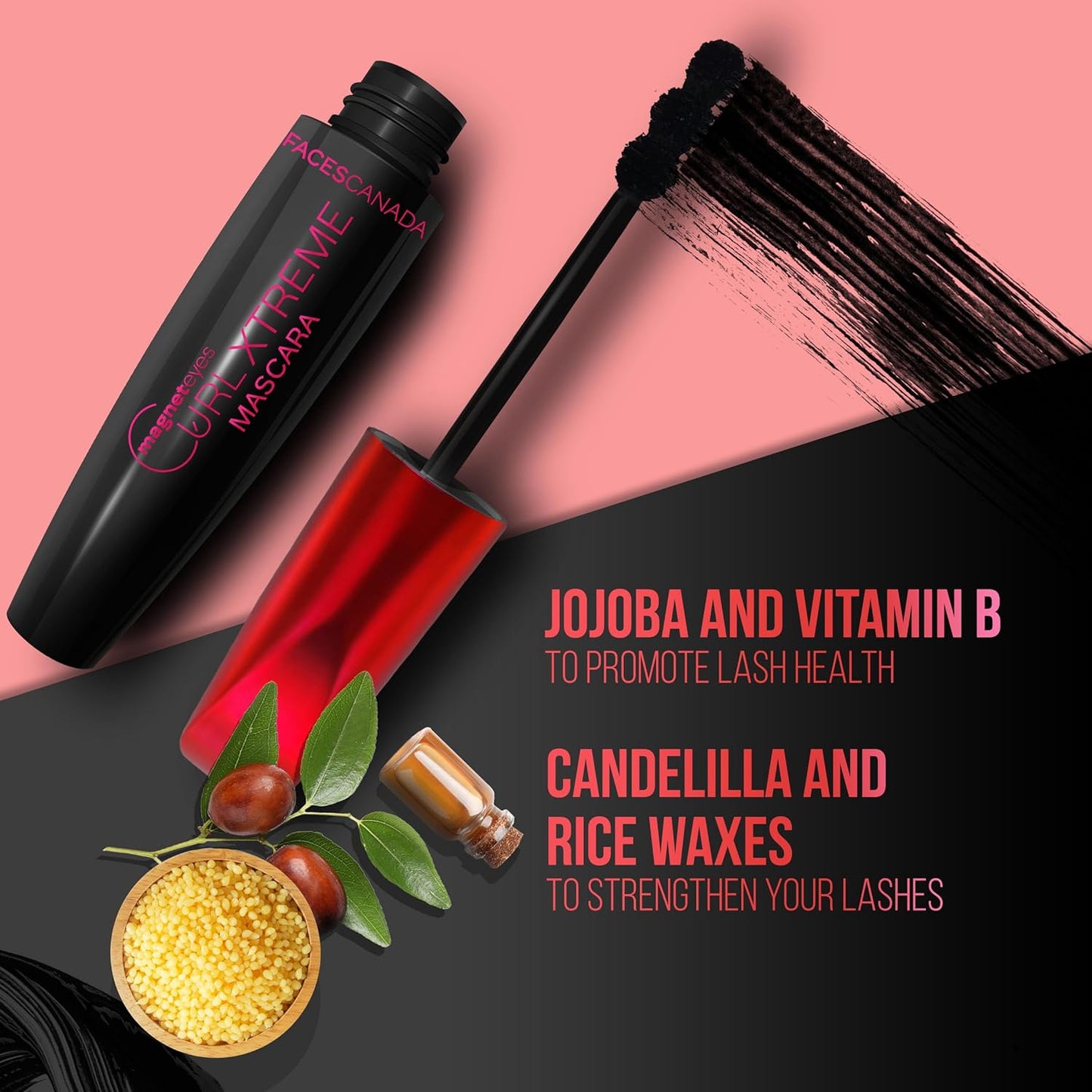 FACES MAGNETEYES CURL XTREME MASCARA WATERPROOF (CC5983) 8ML