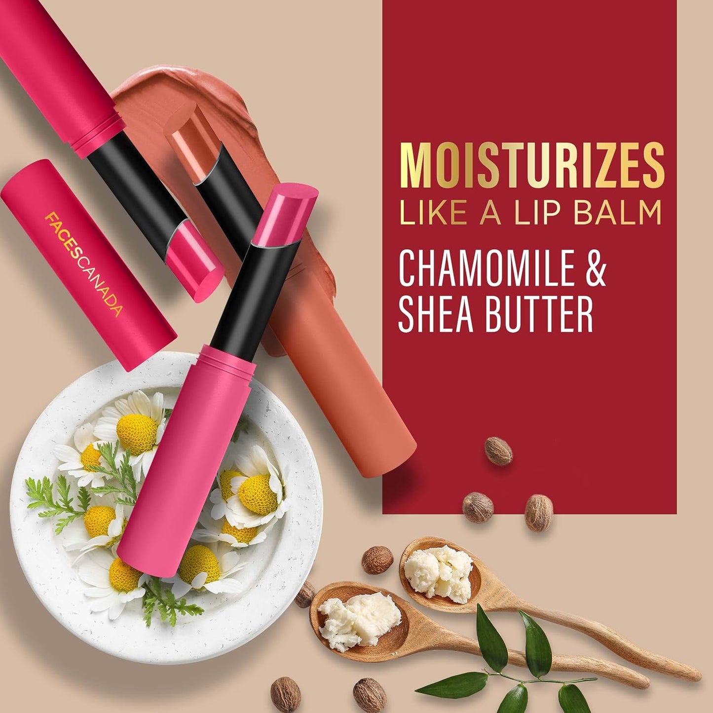 FACES LONG STAY MATTE 3 IN 1 LIPSTICK 05 SINFUL PEACH (CC5642) 2G
