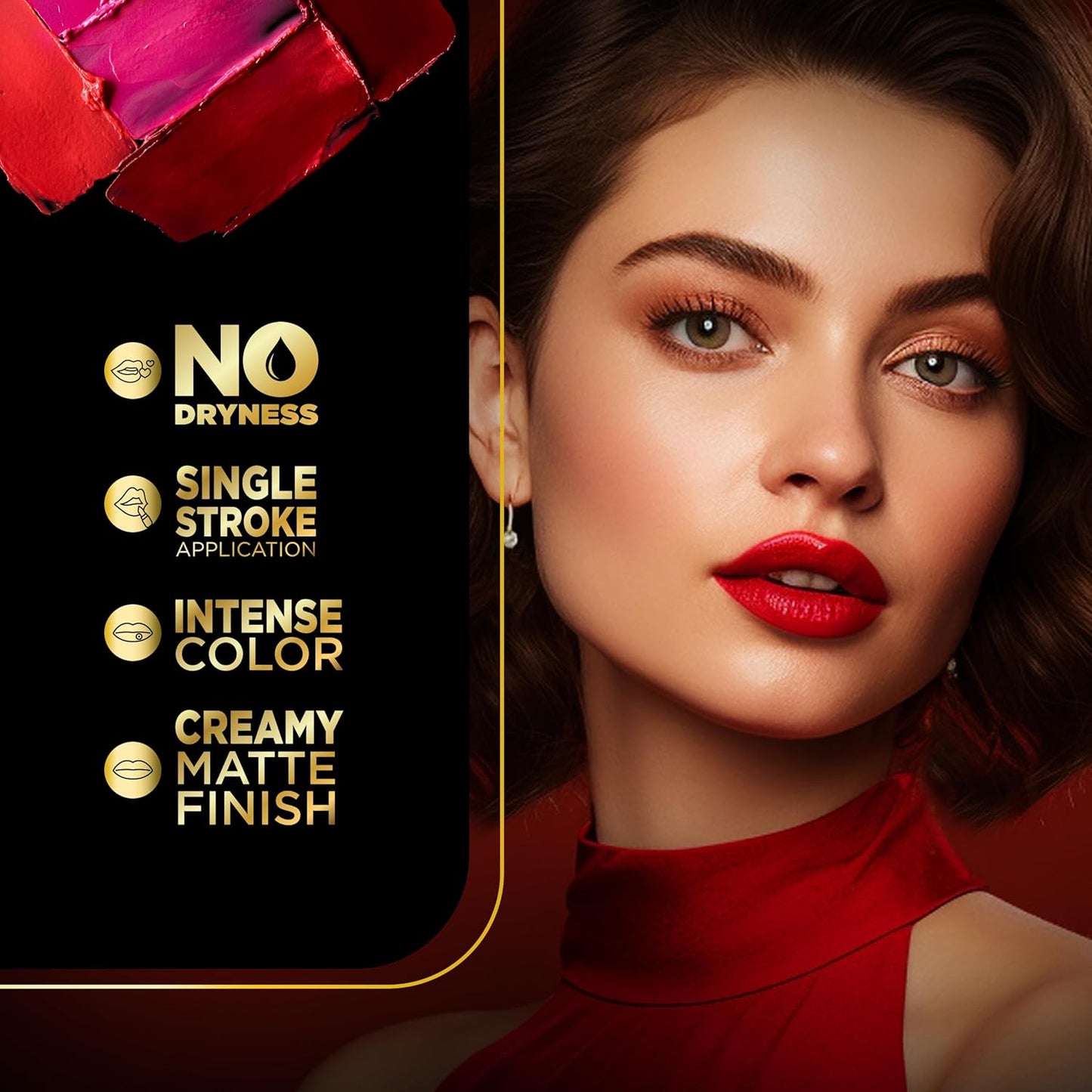 FACES COMFY MATTE CREME LIPSTICK 02 GO FOR IT 4.2G