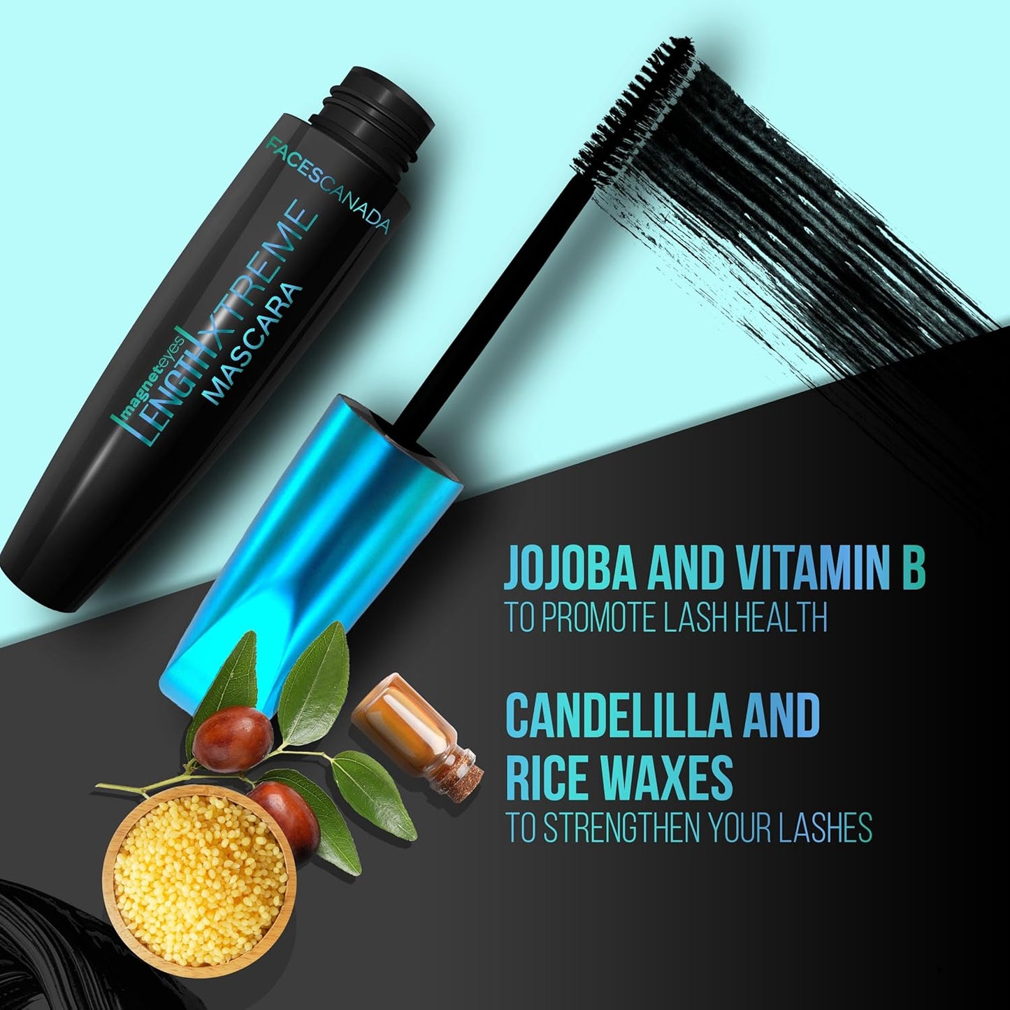 FACES MAGNETEYES LENGTH XTREME MASCARA WATERPROOF 8ML