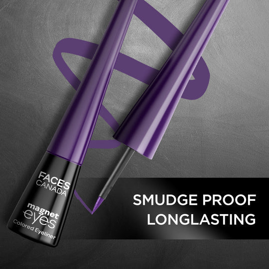FACES MAGNETEYES COLOR EYELINER DRAMATIC PURPLE 4ML