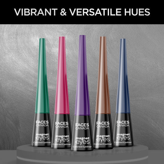 FACES MAGNETEYES COLOR EYELINER DRAMATIC PURPLE 4ML