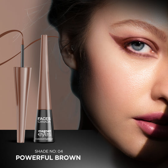 FACES MAGNETEYES COLOR EYELINER POWERFUL BROWN 4ML