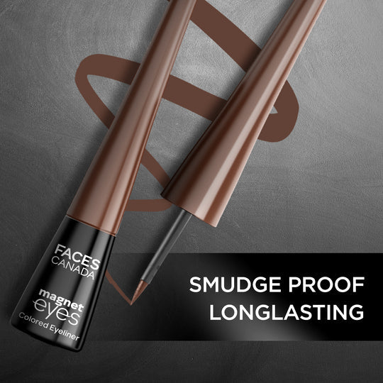 FACES MAGNETEYES COLOR EYELINER POWERFUL BROWN 4ML