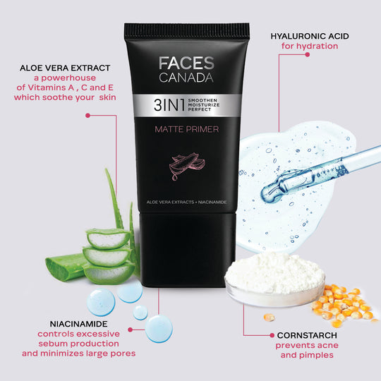 FACES 3 IN1 MATTE PRIMER 30G