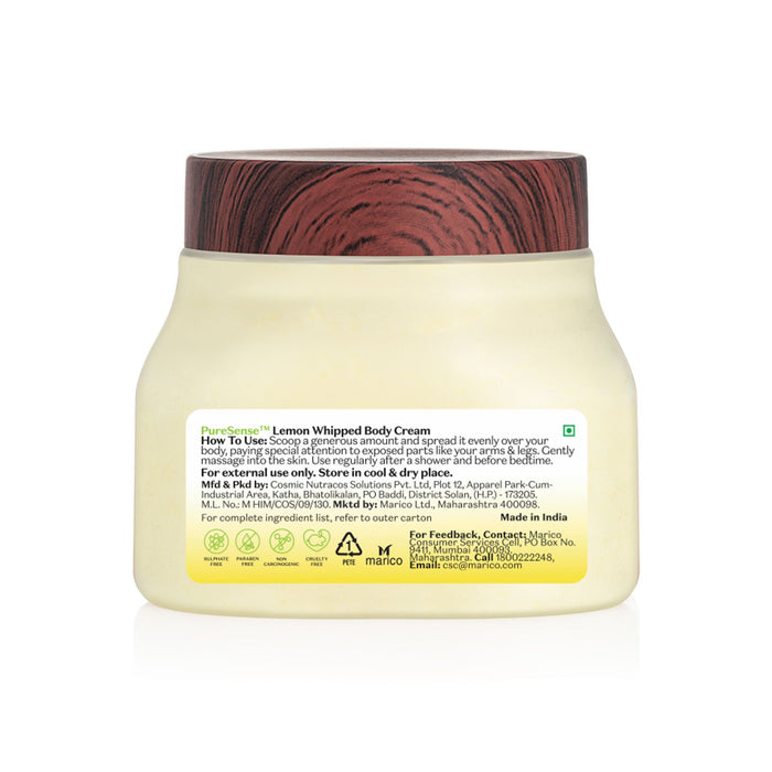 प्योर सेंस बॉडी क्रीम लाइम व्हीप्ड