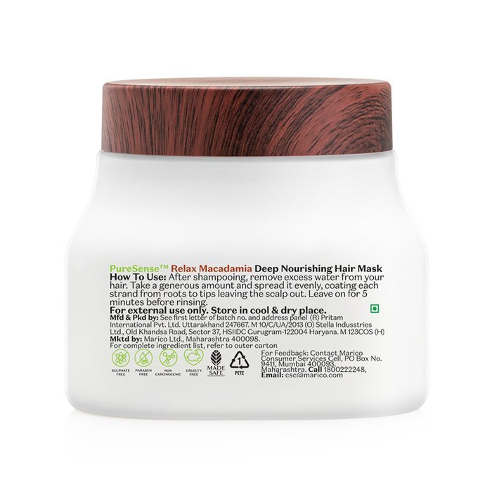 PURE SENSE MACADAMIA HAIR MASK 140ML