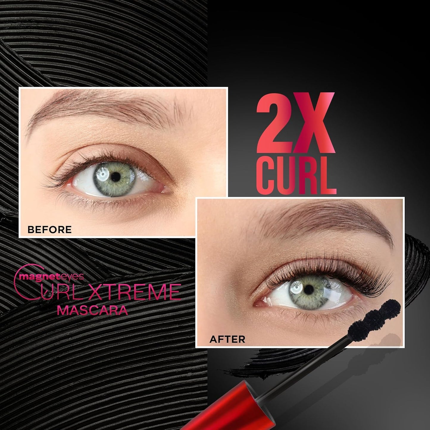 FACES MAGNETEYES CURL XTREME MASCARA WATERPROOF (CC5983) 8ML