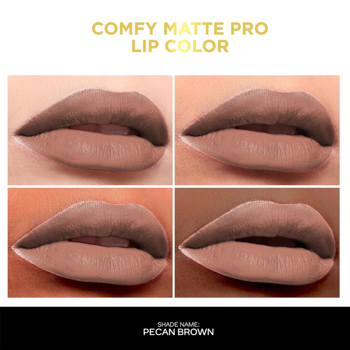 FACES COMFY MATTE PRO LIP COLOR 15 PECAN BROWN (CC6011) 5.5ML