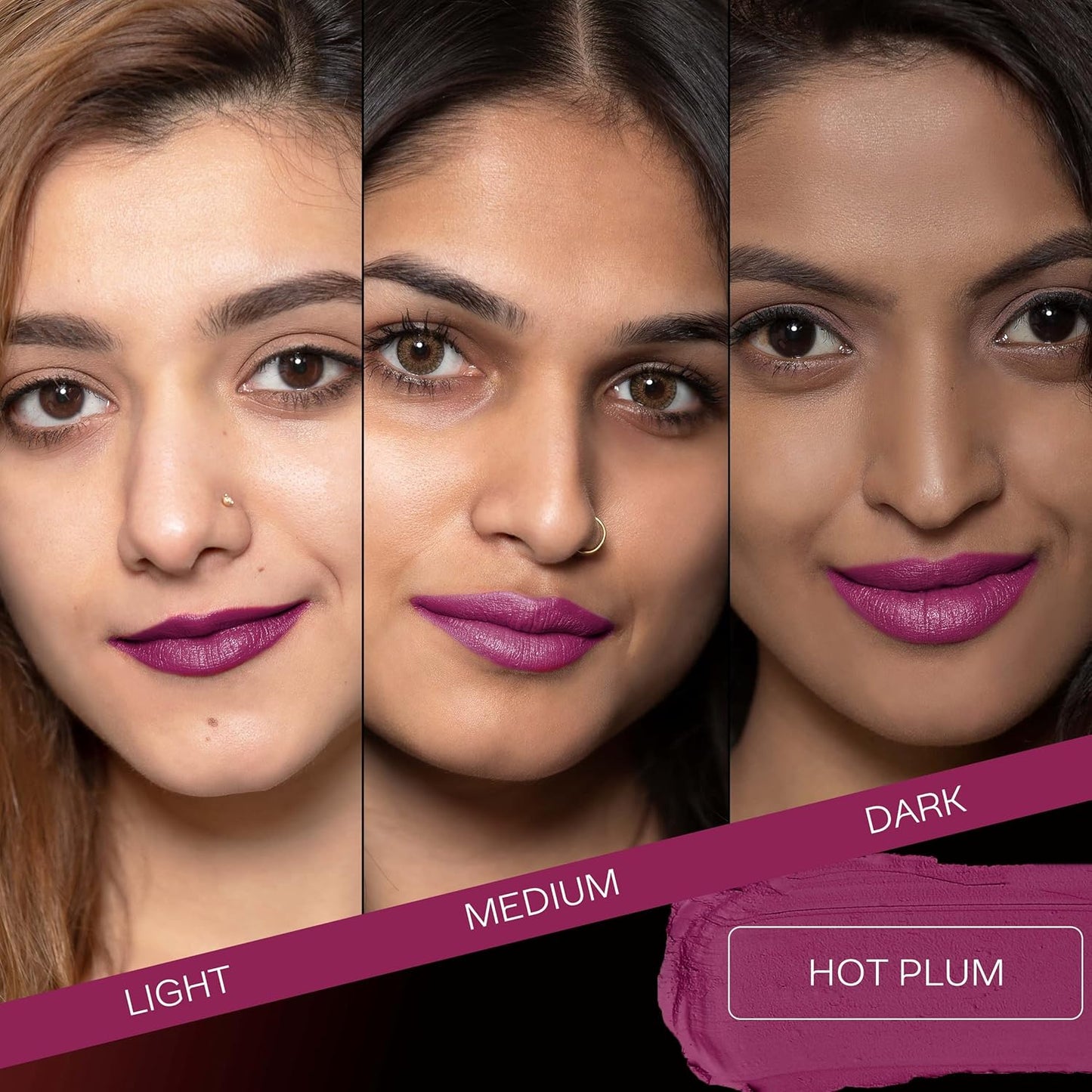 FACES WEIGHTLESS MATTE FINISH LIPSTICK 24 HOT PLUM 4G CC5829
