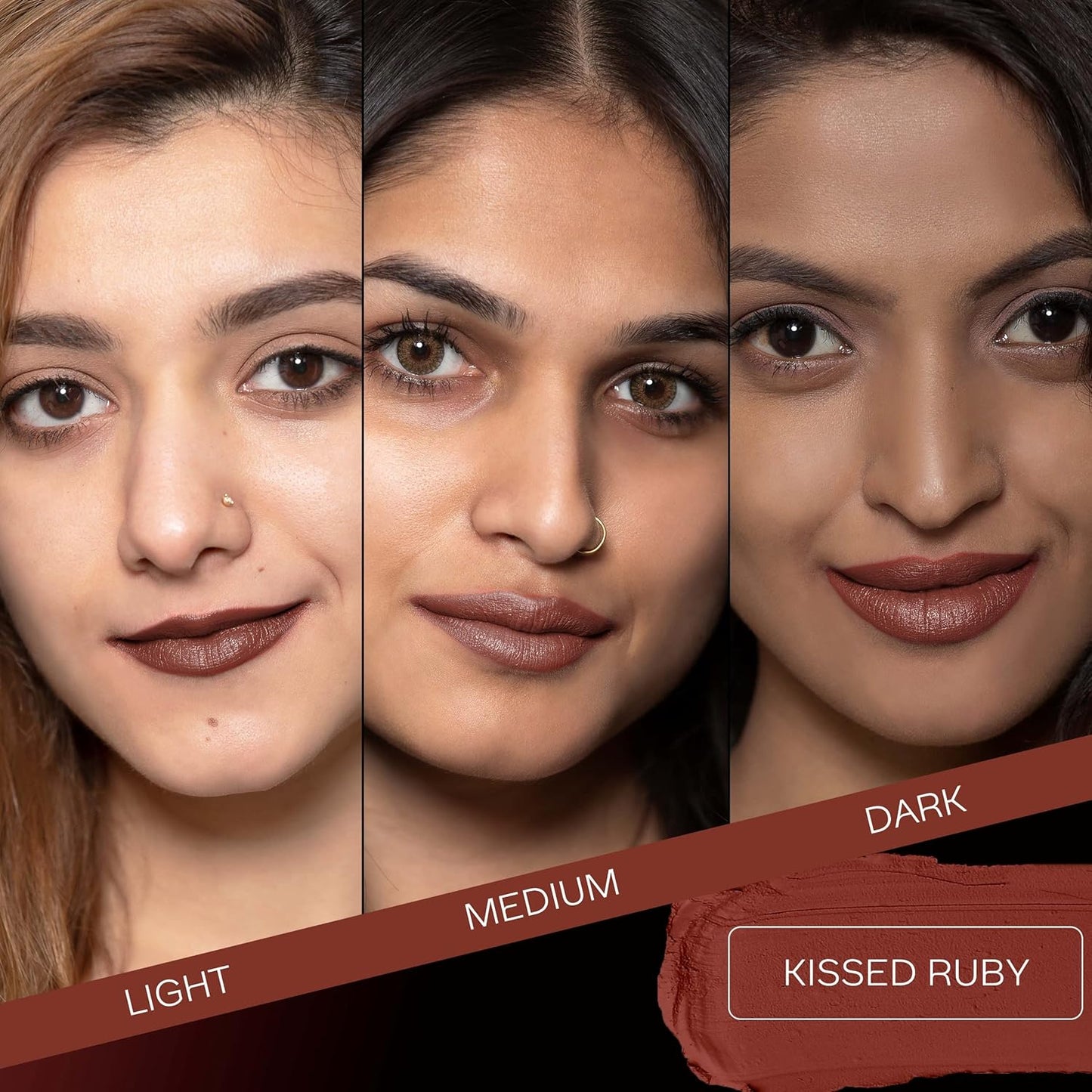 फेस लिपस्टिक वेटलेस मैट फिनिश किस्ड रूबी 13 4 जी CC5823