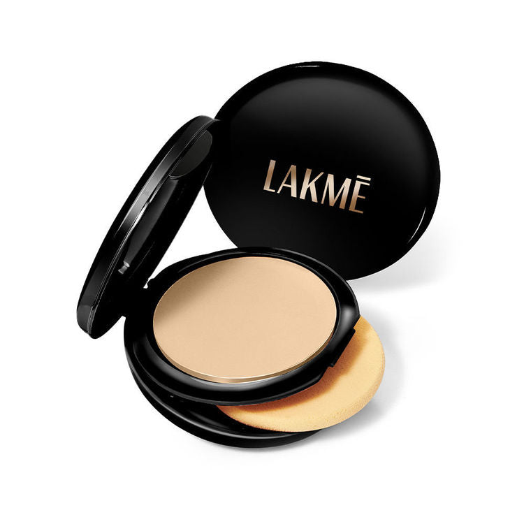 LAKME UNREAL DUAL COVER PRESSED POWDER 06 ALMOND HONEY 9G