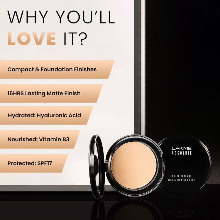 LAKME ABSOLUTE COMPACT 04 GOLDEN CREME 9 GM