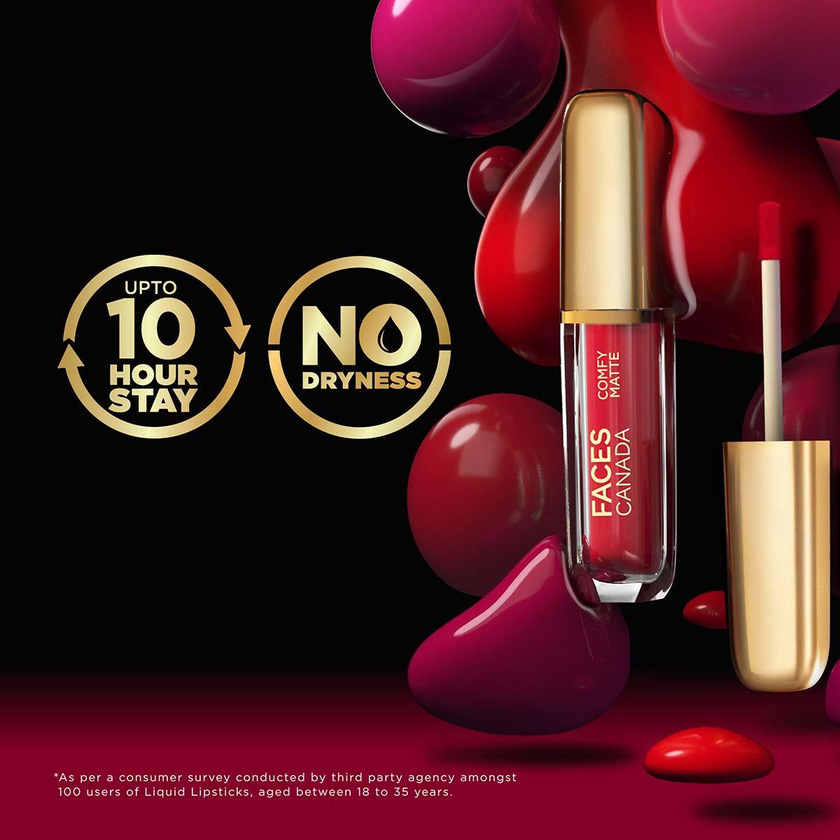 FACES COMFY MATTE LIQUID LIPSTICK 11 FIXED IT