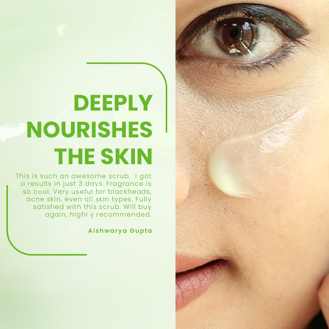 LOTUS HERBALS ACTIVE ALOE+NIACINAMIDE BRIGHTENING REVIVAL SCRUB 100G