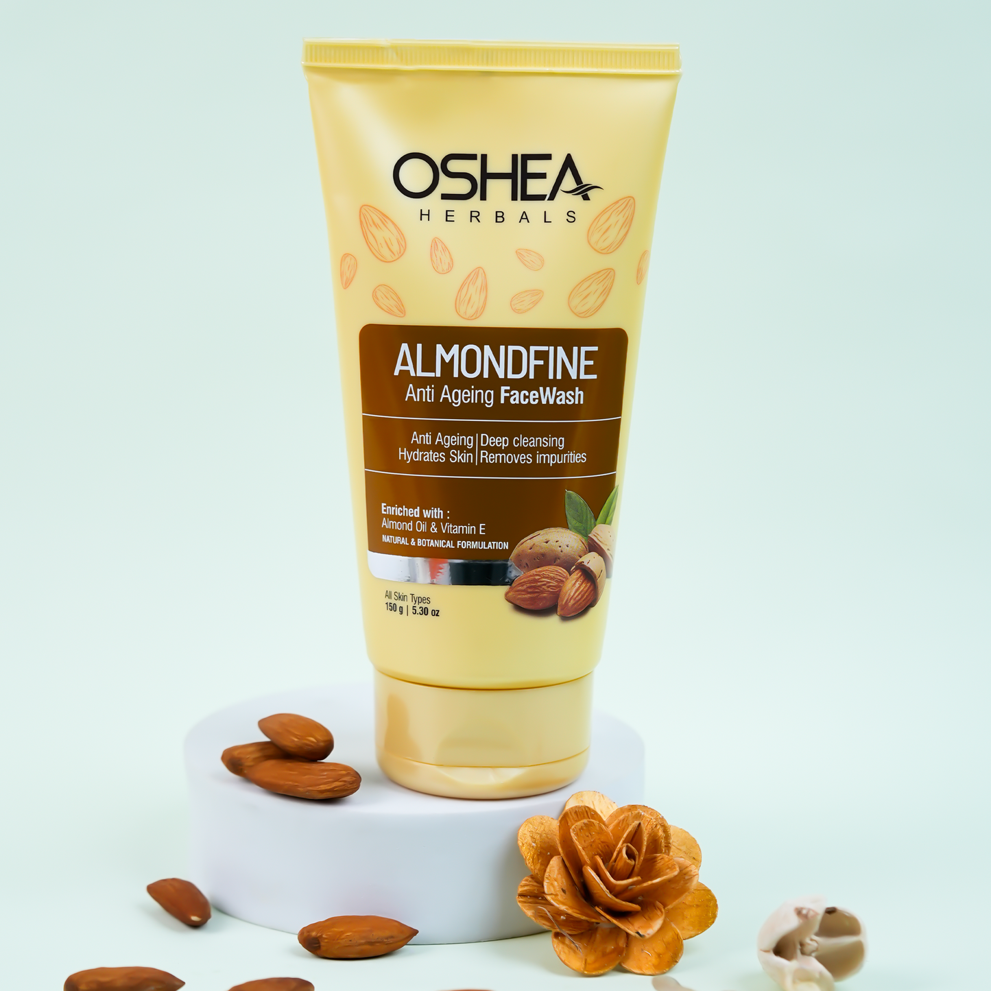 OSHEA ALMONDFINE ANTI AGEING FACE WASH 150G