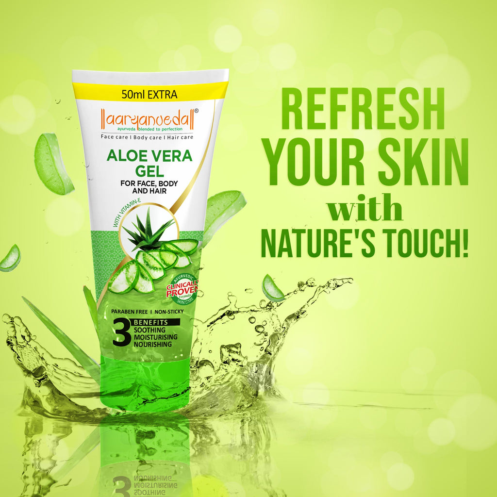 ARYANVEDA ALOE VERA GEL FOR FACE BODY AND HAIR 150ML