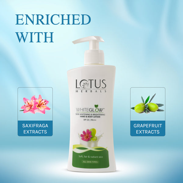 LOTUS HERBALS WHITEGLOW VITAMIN-C DEEP MOISTURE HAND & BODY LOTION 270ML