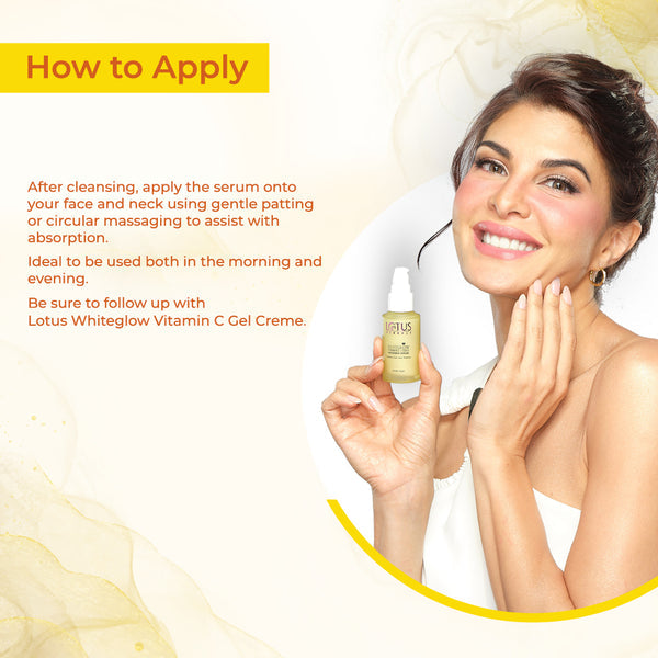 LOTUS HERBALS WHITEGLOW VITAMIN-C + GOLD RADIANCE SERUM 30ML