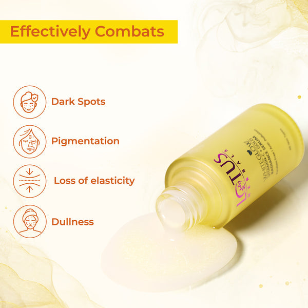 LOTUS HERBALS WHITEGLOW VITAMIN-C + GOLD RADIANCE SERUM 30ML
