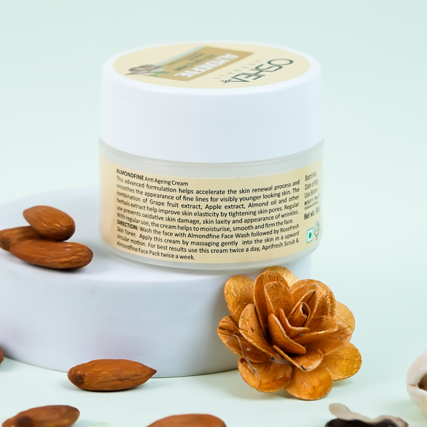 OSHEA ALMONDFINE ANTI AGEING CREAM 50G