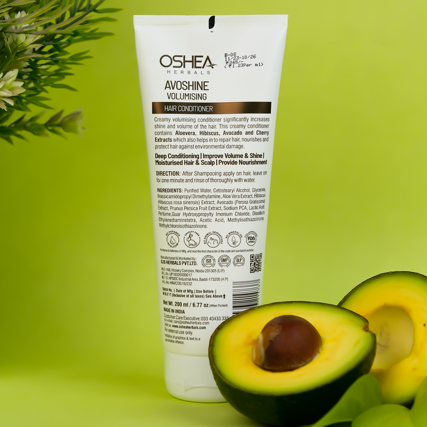 OSHEA AVOSHINE VOLUMISING HAIR CONDITIONER 200ML