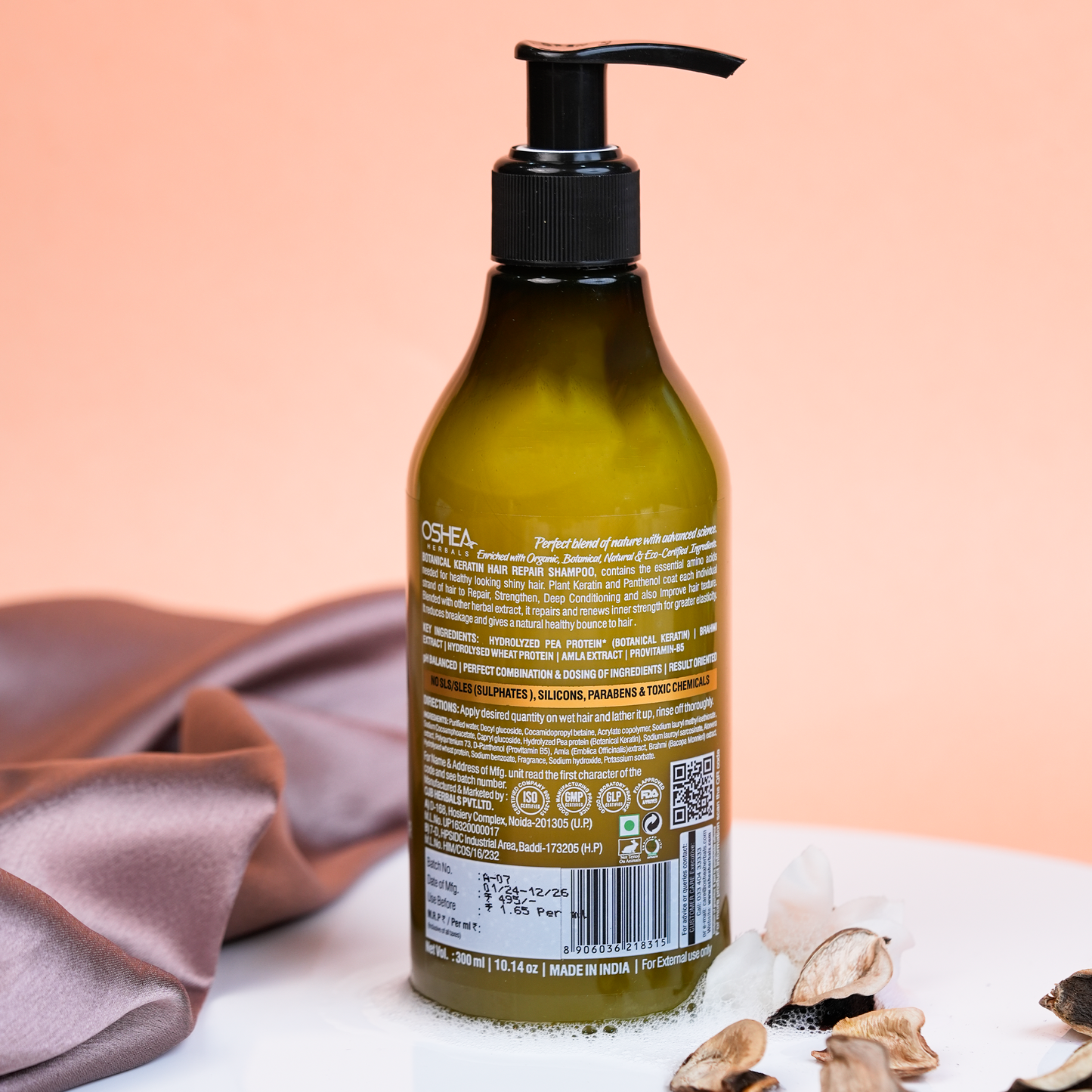 OSHEA KERATINE HAIR REPAIR SHAMPOO 500ML