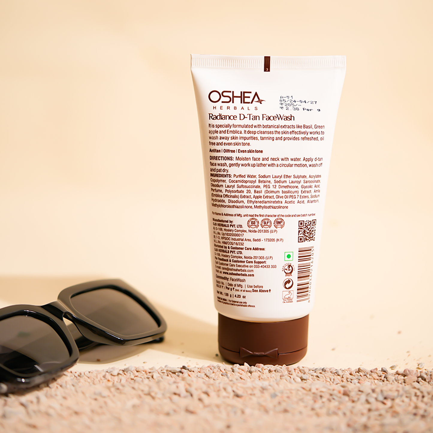 OSHEA RADIANCE D TAN FACE WASH 120G