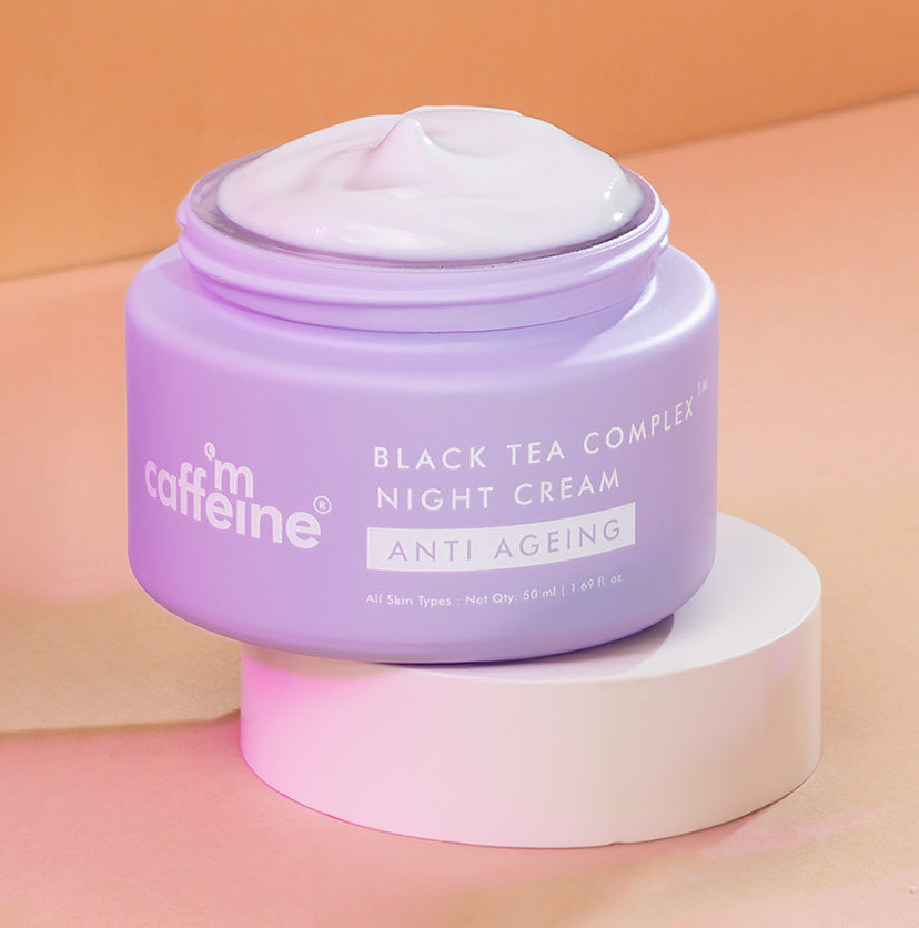 MCAFFEINE CREAM NIGHT BLACK TEA ANTI AGEING 50ML