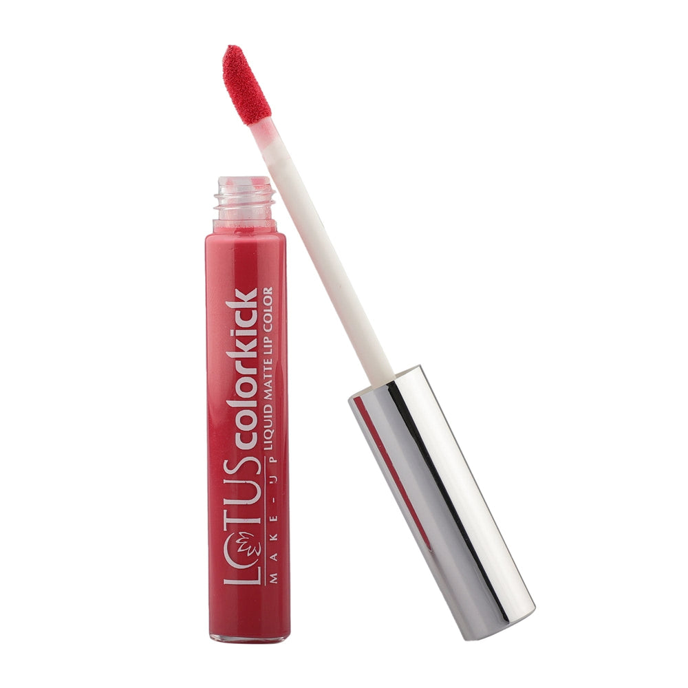 LOTUS MAKEUP COLORKICK LIQUID MATTE LIP COLOR CLM06 BLUSHING ROSE