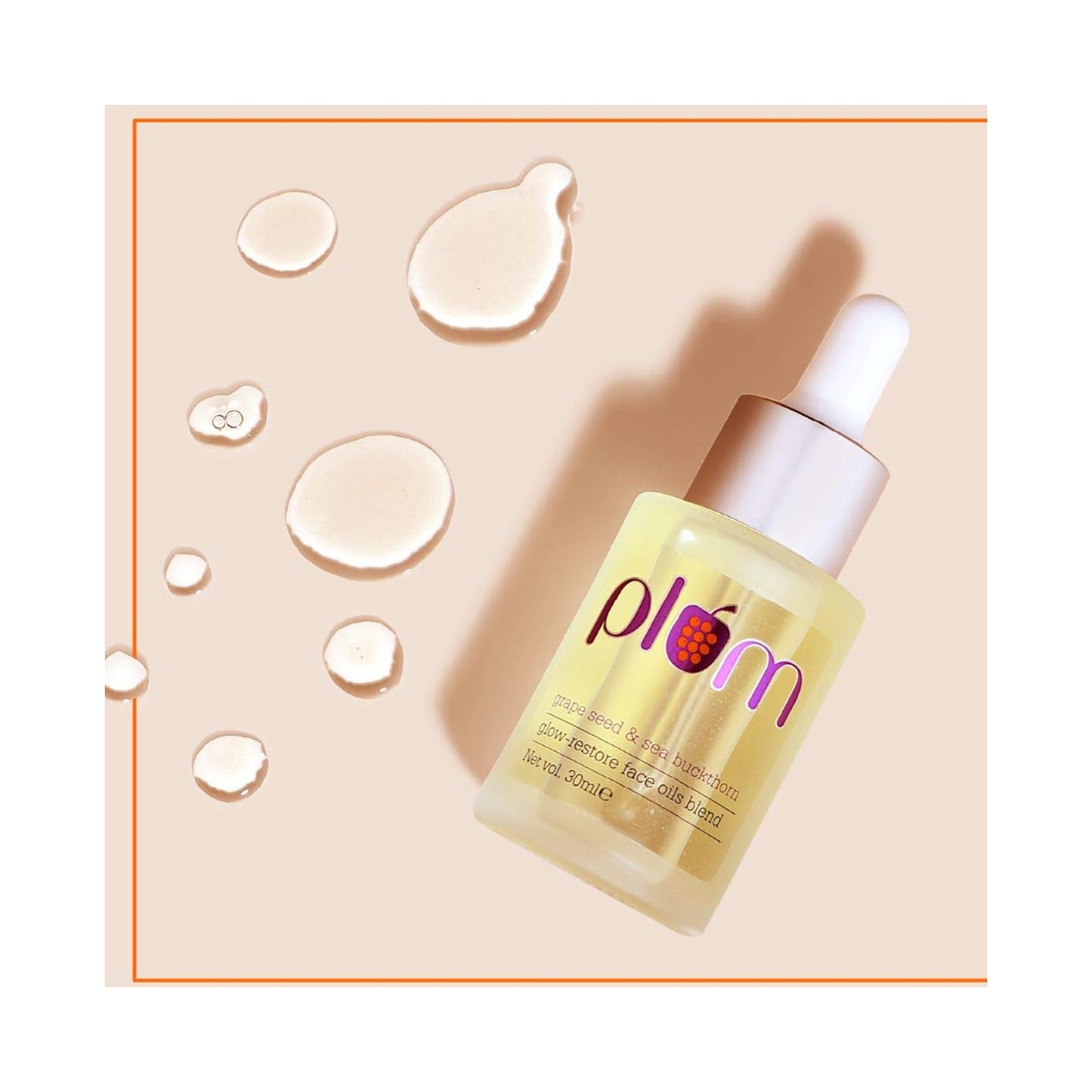 PLUM GRAPE SEED & SEA BUCKTHORN GLOW RESTORE FACE OILS BLEND 30ML