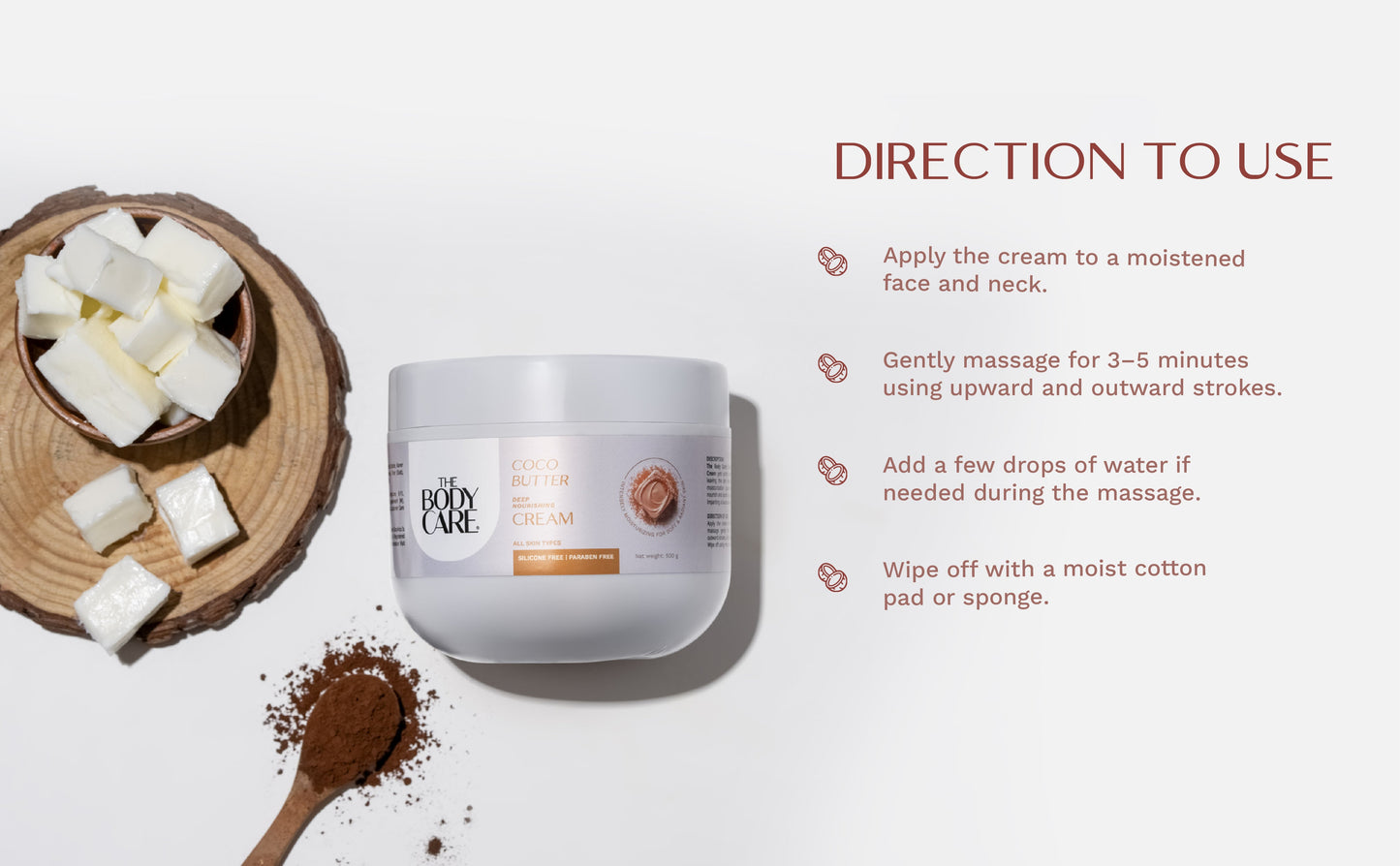 बॉडी केयर मसाज क्रीम कोकोबटर 500 ग्राम