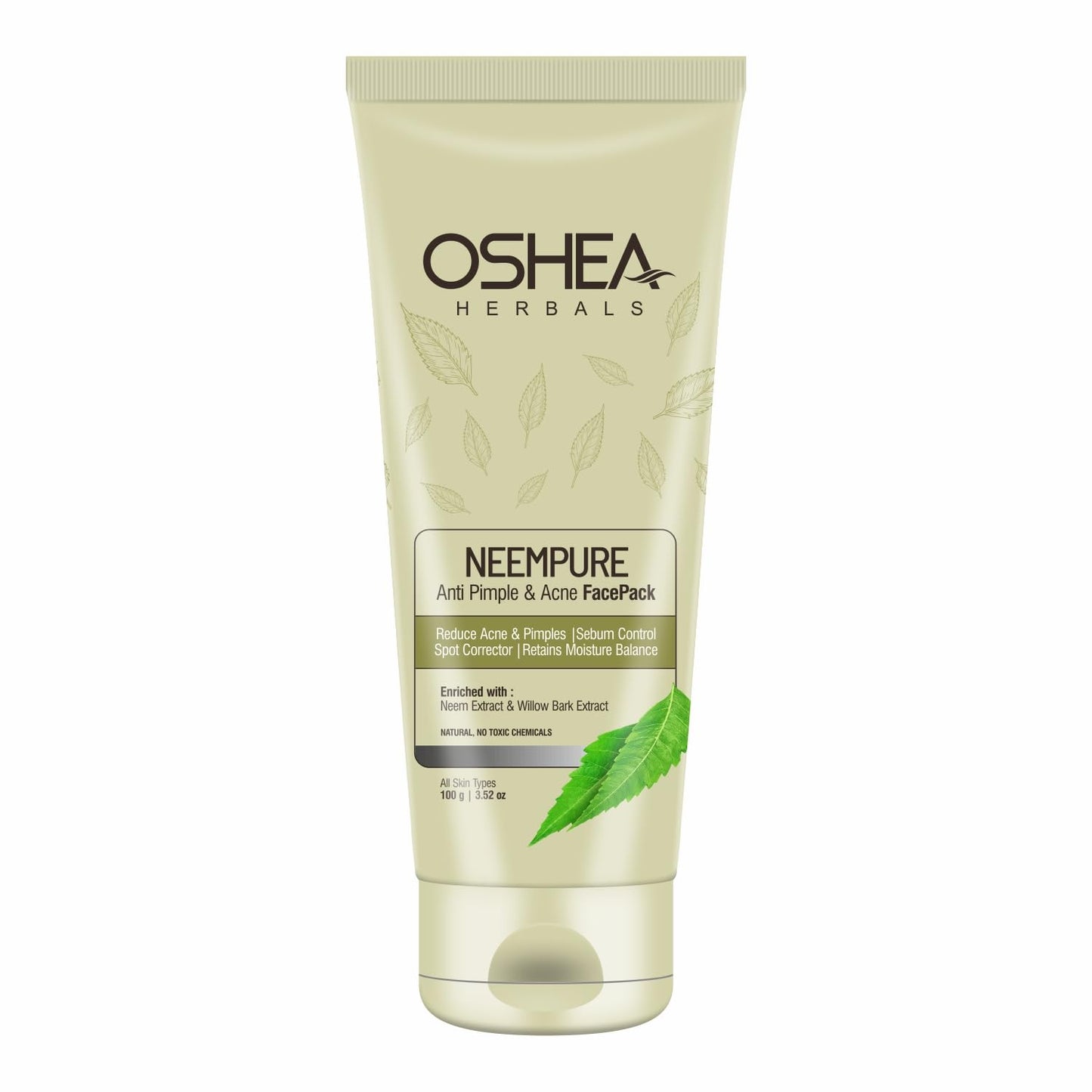 OSHEA NEEMPURE ANTI PIMPLE & ACNE FACE PACK 100G