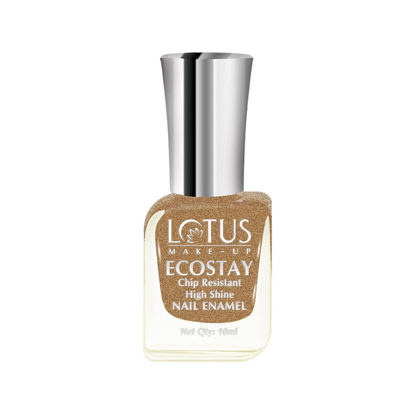 LOTUS MAKEUP ECO NAIL PAINT E44 GOLD FOREST