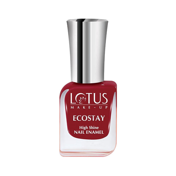 LOTUS MAKEUP ECO NAIL PAINT E6 MAROON LOVE