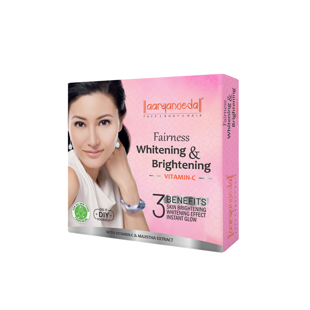 आर्यनवेद फेयरनेस व्हाइटनिंग और ब्राइटनिंग किट 45ML