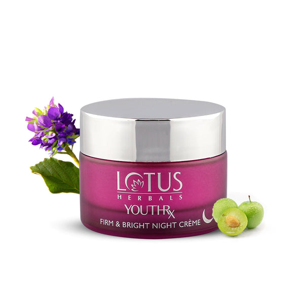 LOTUS HERBALS YOUTHRX RETINOL+VITAMIN C WITH NATURAL BAKUCHIOL FIRM & BRIGHT NIGHT CREAM 50G