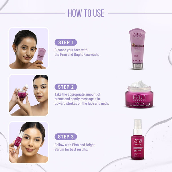 LOTUS HERBALS YOUTHRX RETINOL+VITAMIN C WITH NATURAL BAKUCHIOL FIRM & BRIGHT NIGHT CREAM 50G
