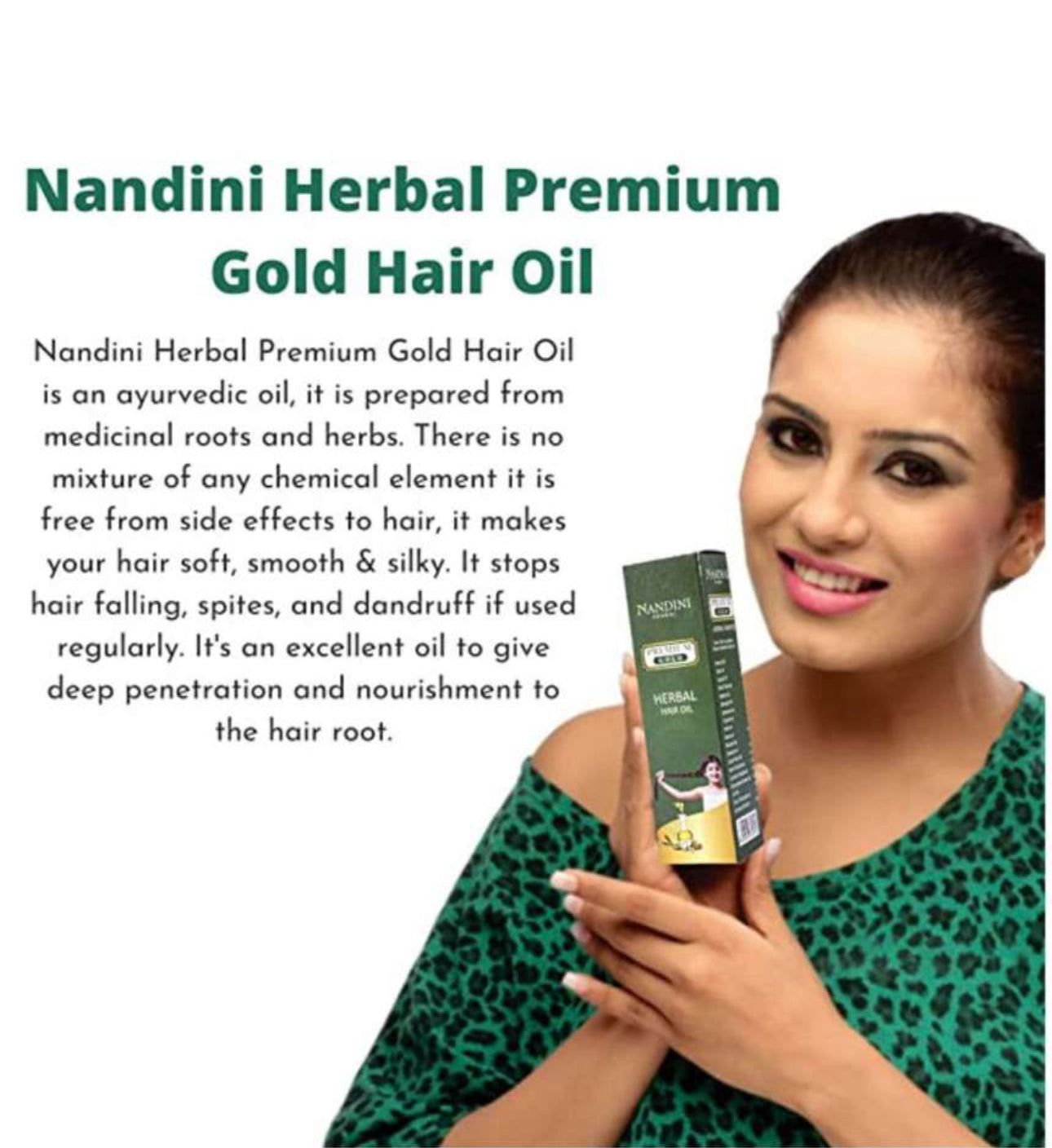 NANDINI PREMIUM GOLD HERBAL HAIR OIL 100ML