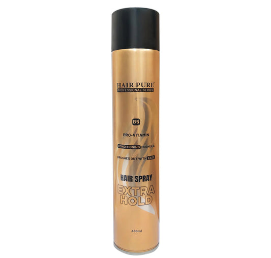 HAIR PURE HAIR SPRAY EXTRA HOLD 430ML