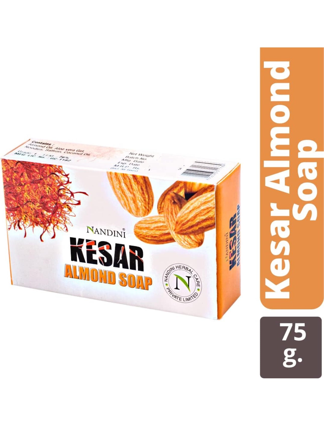 NANDINI KESAR ALMOND SOAP 75G