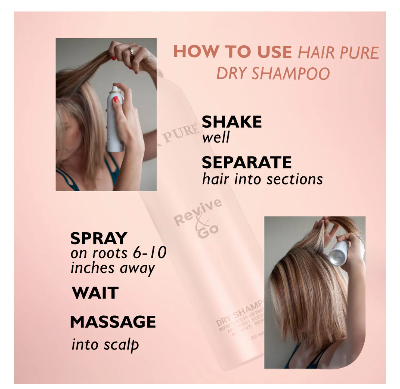 HAIR PURE DRY SHAMPOO 200 ML